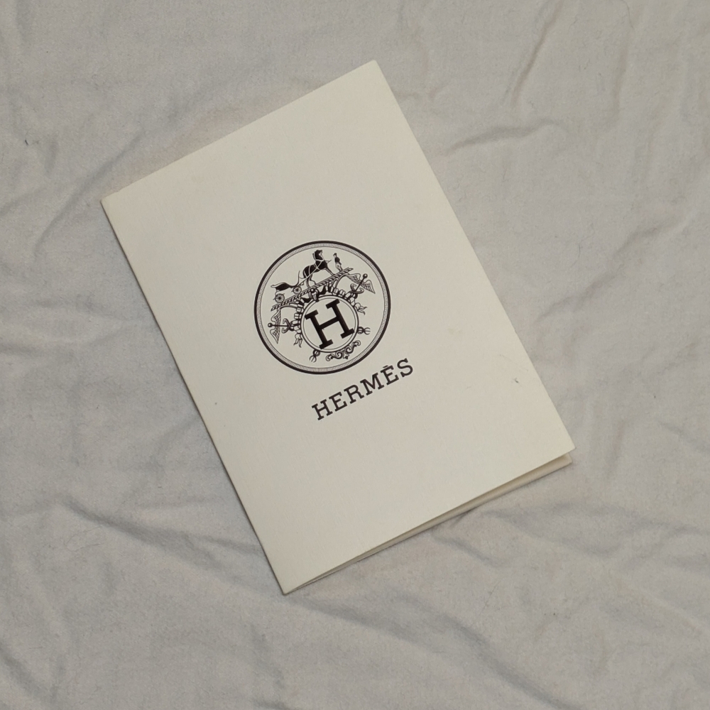 Authentic Hermes Folio Paper 7" x 5"